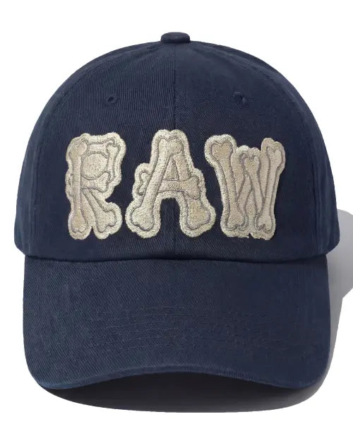 [IDWS] Raw Bone Maxi Cap Navy