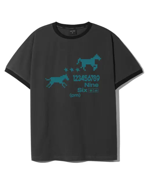 [VIVA LA VIDA] Six pm Ringer Short Sleeve T-Shirt / Six Pm 링거 반팔 티셔츠