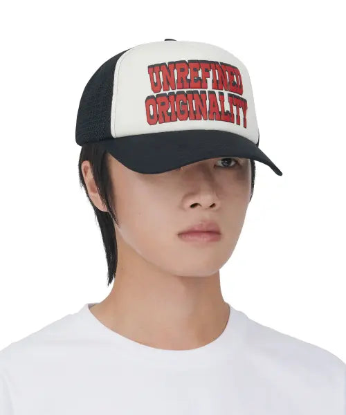 [NOMANUAL] U.O TRUCKER CAP - BLACK