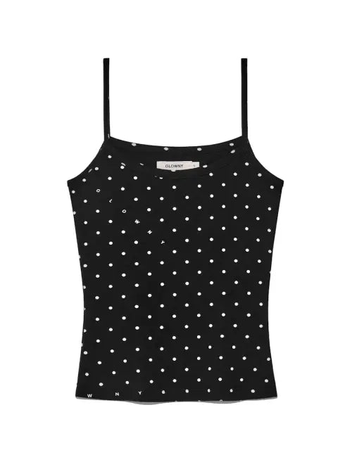 [GLOWNY] WILD KNOT CAMISOLE (ONYX FLECK)