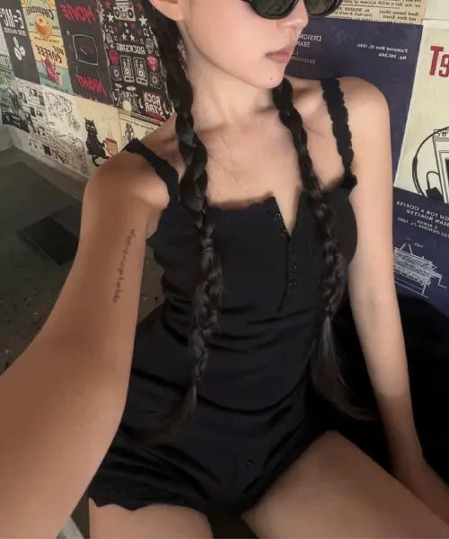 [GEMGEM PARADIS] Irene Henry Sleeveless BK / 아이린 헨리 슬리브리스 BK