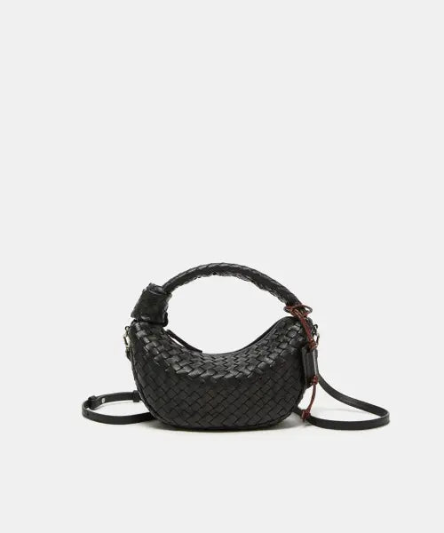 [COURONNE] Faugeres Bow Woven Cross Bag RCBRX26149BKX / [HANDMADE] Faugeres Bow Woven Cross 25_RCBRX26149BKX