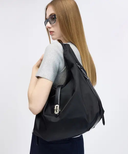 [VUNQUE] Hey City Hobo M Black / Hey City Hobo M (헤이 시티 호보 미듐) Black
