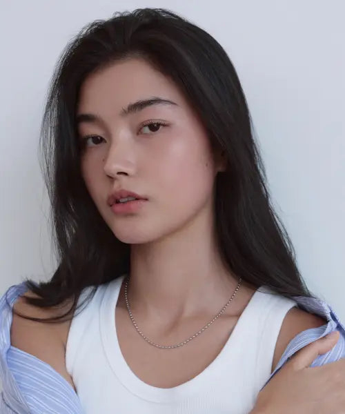 [MUSINSA STANDARD WOMAN] WOMENS GRAIN CHAIN NECKLACE [SILVER] / 우먼즈 그레인 체인 네크리스 [실버]
