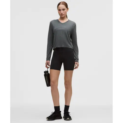 [LULULEMON] Wonder Train No-Line High-Rise Shorts 6-inch BLK / 원더 트레인 노라인 하이라이즈 쇼츠 6inch  BLK