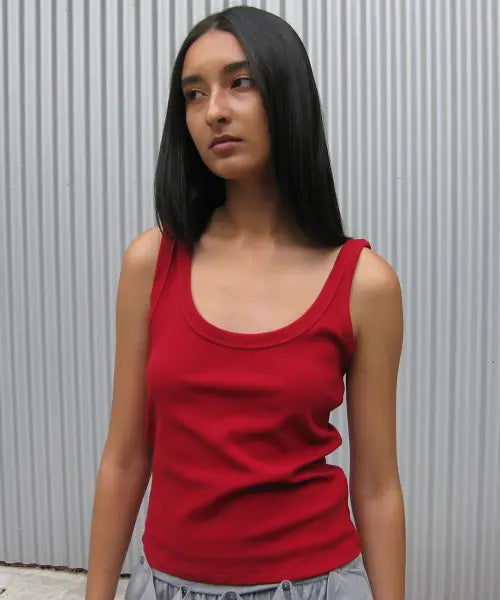 [PARTIMENTO WOMEN] PWC UNBALANCE STRAP SLEEVELESS_12COLOR / PWC 언발란스 스트랩 슬리브리스_12컬러