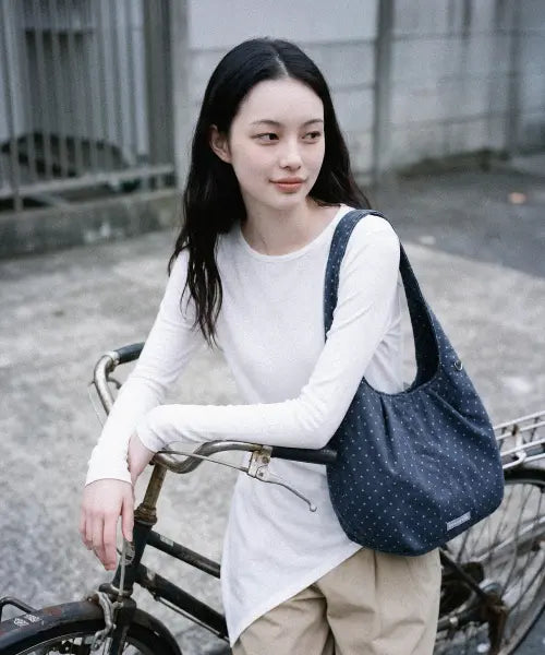 [MASMARULEZ] Drop eco shoulder bag_Star navy