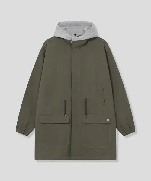 [SLOW RECORD HOUSE] Vintage Washed Military Jacket_Khaki / 빈티지 워시드 밀리터리 자켓_카키
