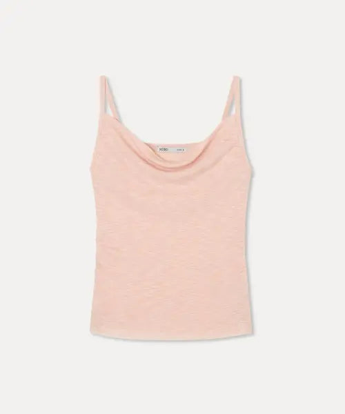 [MIXXO] Cowl Neck See-Through Sleeveless Knit Top / [셋업] 카울넥 시스루 나시 니트_MIWKAG720T