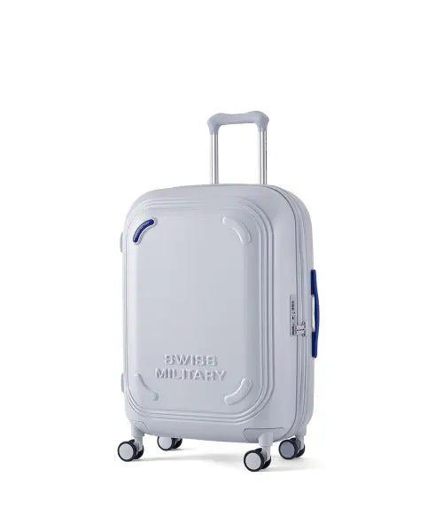 [SWISS MILITARY CARRIER] Cutie Polycarbonate 24-inch Travel Suitcase SM-Q524P Cloudy Blue / 큐티 폴리카보네이트 24인치 화물용 캐리어 SM-Q524P 클라우디블루