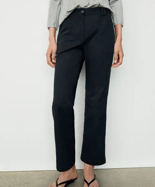 [MASSIMO DUTTI] Cotton Blend Mini Flare Stretch Pants / 코튼 블렌드 미니 플레어 스트레치 팬츠