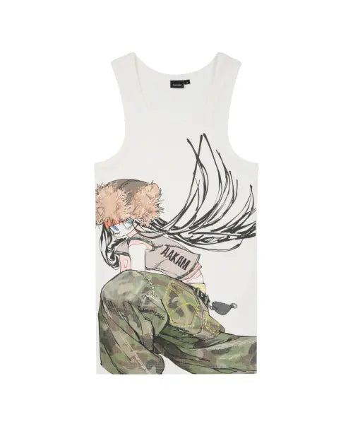 [AAKAM] ChaCha Freestyle Sleeveless (White)
