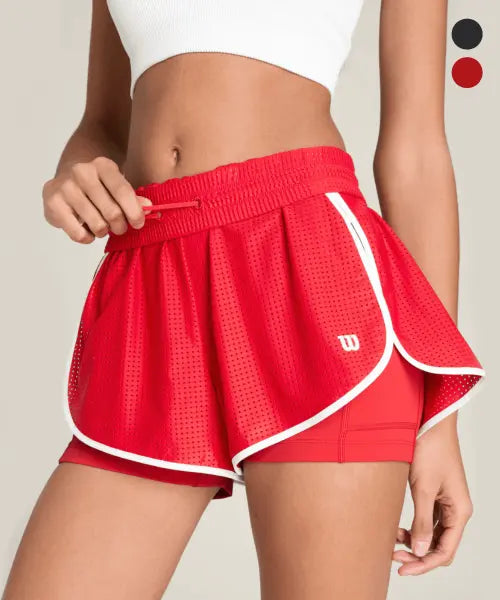 [WILSON] Layered Sports Shorts (2 Colors) / 레이어드 스포츠 쇼츠 W (2color)