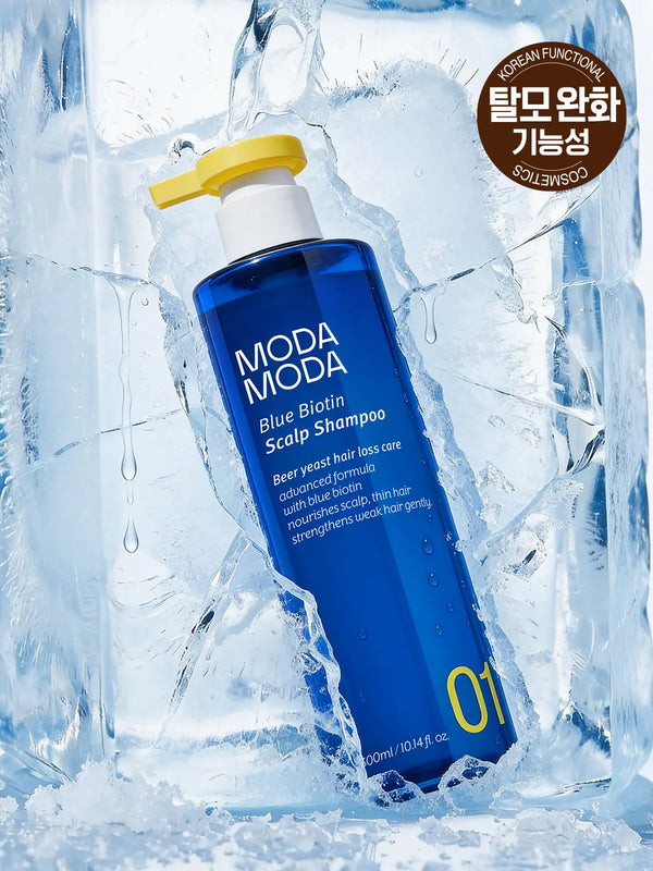 [Modamoda] Moda Moda Blue Biotin Scalp Shampoo 300 ml / 모다모다 블루비오틴 스칼프샴푸 300 ml