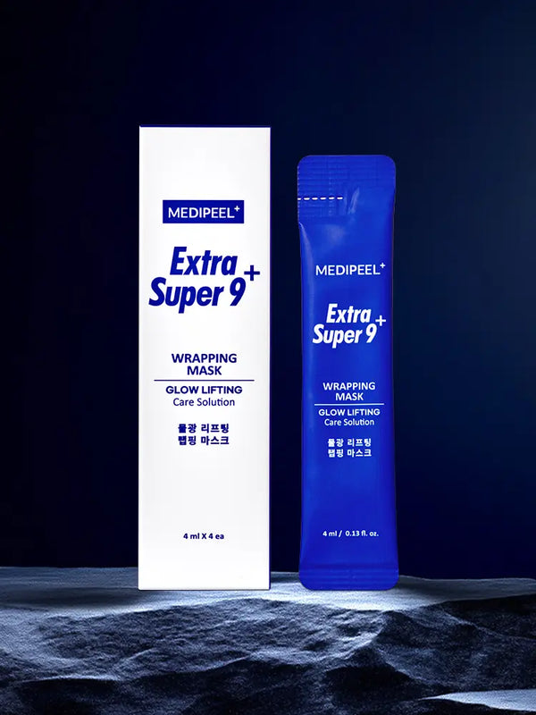 [Medi-peel] Medi-Peel Extra Super 9 Plus Aqua Lifting Wrapping Mask (4ml x 4pcs) / 메디필 엑스트라 슈퍼 9 플러스 물광 리프팅 랩핑 마스크 4 ml 4개입