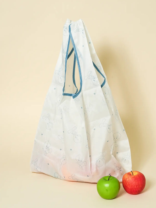 [DAISO] Looney Tunes Pattern Market Bag / 루니툰즈 패턴 시장 가방