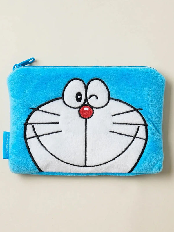[DAISO] Doraemon Flat Plush Pouch / 도라에몽 납작 봉제 파우치