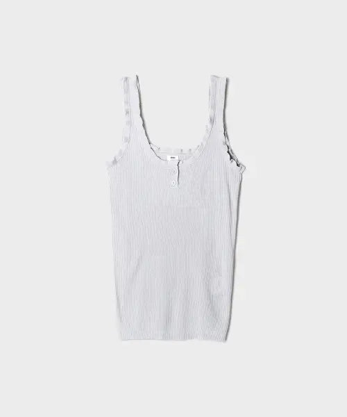 [SPAO] Scallop Henley Tank Top / 스캘럽 헨리넥 나시_SPKNG37G01