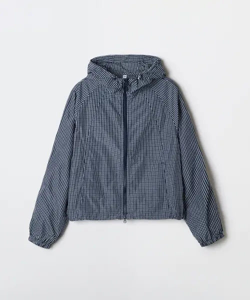 [SPAO] Light Check Hooded Windbreaker / [UV차단] 라이트 체크 후드 윈드브레이커_SPJJG25G11