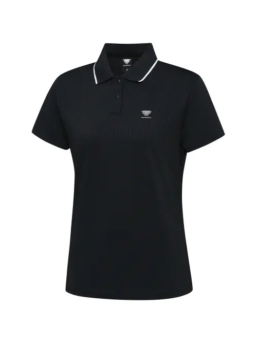 [DYNAFIT] MAGIC SUCCER Women's Polo T-Shirt_Black YWM26220Z1 / MAGIC SUCKER (매직 서커) 여성 폴로티_Black YWM26220Z1