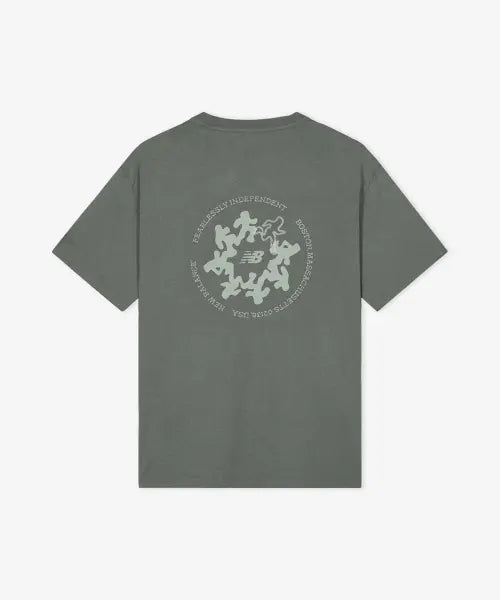 [NEW BALANCE] NBNEG25413 / UNI RC FROZEN RUN & NOVA Short Sleeve T-Shirt (Khaki) / NBNEG25413 / UNI RC FROZEN 런앤노바 반팔티 (KHAKI)