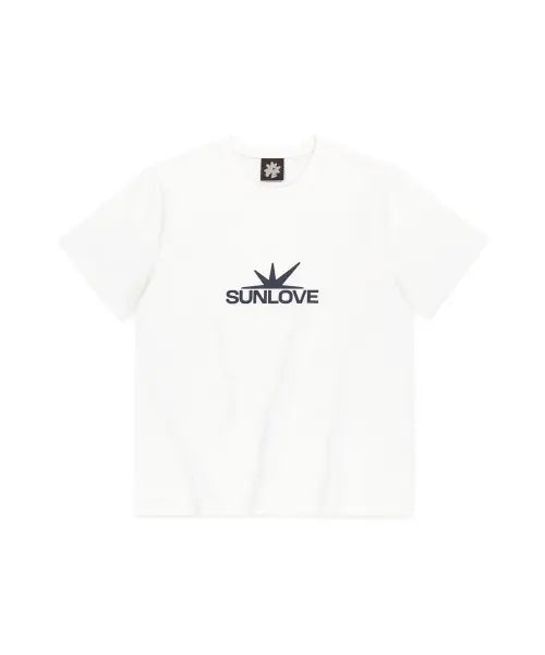 [SUNLOVETOUR] Daybreak Logo Tee White