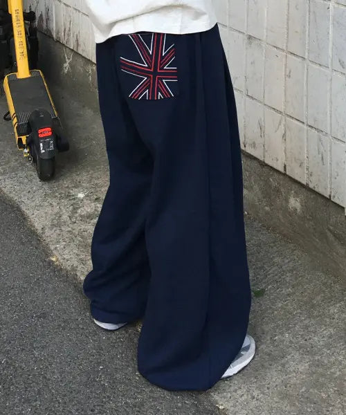 [FUZZY SCAN] London Pocket Curved Balloon Pants Navy / 런던 포켓 커브드 벌룬팬츠 네이비