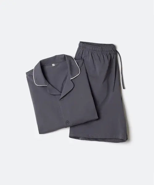 [SPAO] Cotton Spandex Short Sleeve Pajamas / [COMFORT] 면스판 반팔 파자마_SPLOG37A04