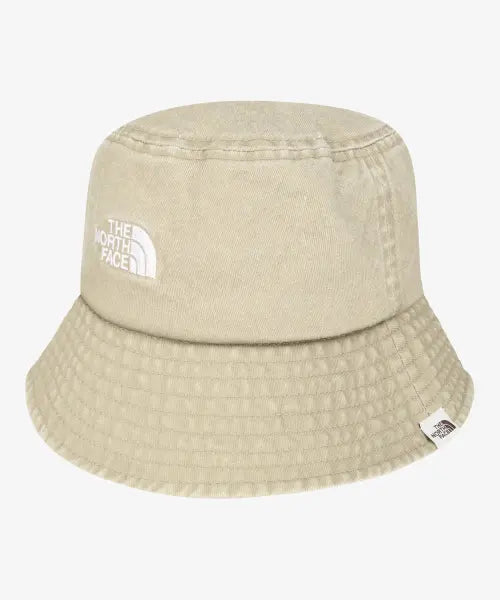 [THE NORTH FACE] LOGO BUCKET HAT / NE3HS00M 화이트라벨 로고 버킷 햇 BEIGE