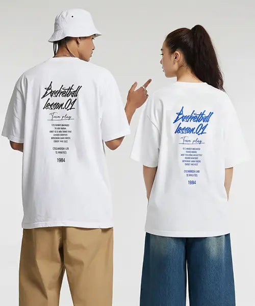[CREAM SODA LAB] 15MIN QUARTER TEAMPLAY GRAPHIC LOGO SST WHITE BLUE WHITE BLUE / [2PACK] 쿼터 로고 반팔티 화이트(블루)화이트(블랙)