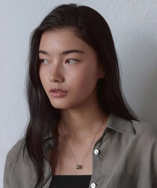 [MUSINSA STANDARD WOMAN] Women's Triple Circle Long Necklace [Silver] / 우먼즈 트리플 서클 롱 네크리스 [실버]