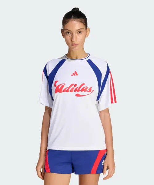 [ADIDAS] W HER TEE           WHITE/MYSINK/PURRUB / 하우스 오브 티로 저지 - 화이트 / KC5304