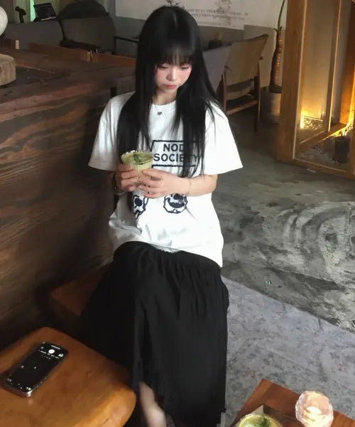 [NODI] Dead Sound Society crop Tee ivory