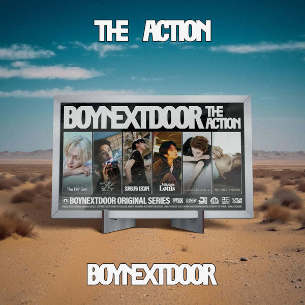 [Boynextdoor] BOYNEXTDOOR 5th EP [The Action] (Frame ver.) (6-Piece Set) / BOYNEXTDOOR (보이넥스트도어) - 5th EP [The Action][Frame ver.][6종 SET]