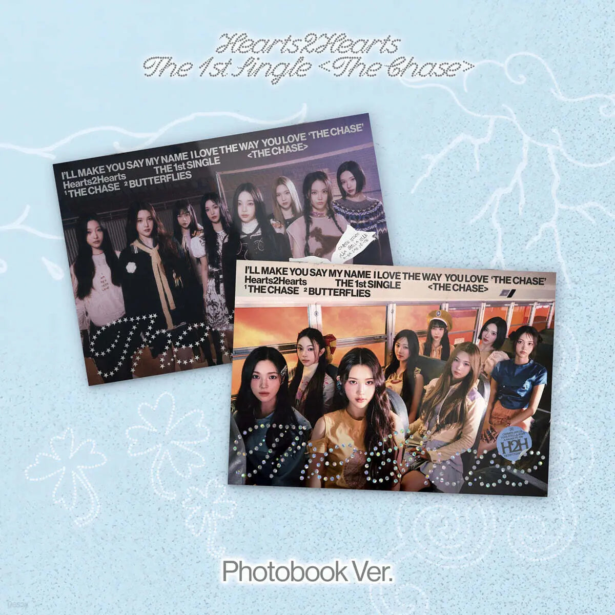 [Hearts to Hearts] Hearts2Hearts 1st Single Album: The Chase (Photobook Ver.) / Hearts2Hearts (하츠투하츠) - 싱글앨범 1집 : The Chase [Photobook Ver.][2종 중 1종 랜덤발송]