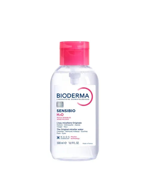 [BIODERMA] Bioderma Sensibio H2O Micellar Water 500ml (Pump Bottle) / 센시비오 H2O 500ml (펌프형)