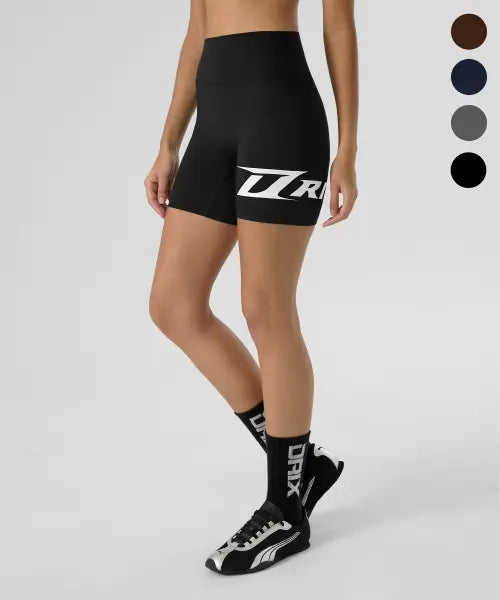 [DRIX] WOMENS ACTIVE LEGGINGS GRAPHIC BIKER SHORTS 3.5_4color / 우먼스 액티브 레깅스 그래픽 바이커 쇼츠 3.5_4color