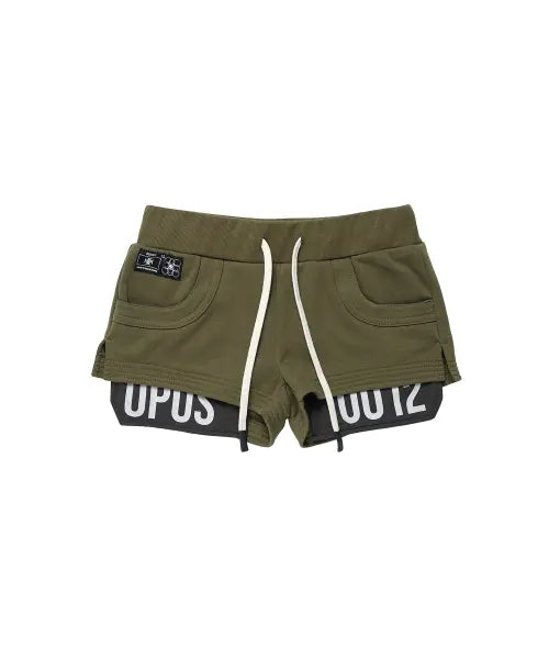 [OPUS 0012] Op. 08 CLASSIC PATCHED MICRO SWEAT PANTS KHAKI