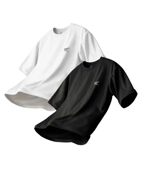 [PHYPS MOTORCYCLE] [2Pack] Speed Cool Short Sleeve White \u0026 Black