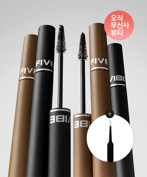 [FIVEVIBE] Intense Power Lash Up Mascara (2 colors) / 인텐스 파워 래쉬업 마스카라 (2color) + 트위저 증정