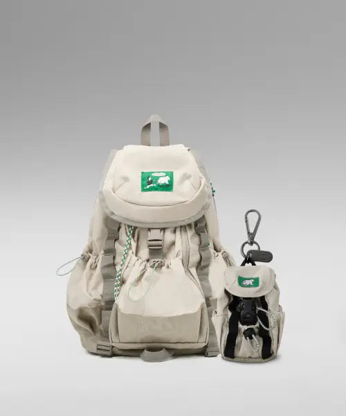 [PARITY] Mini Nylon Backpack Set with Keychain / 럭색 미니 나일론 백팩+키링 세트