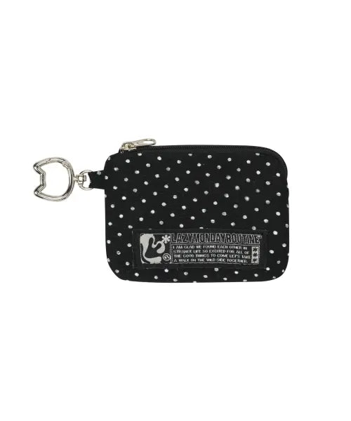 [LMR] Cat Dot Coin Case BLACK / 캣 도트 코인 케이스 BLACK
