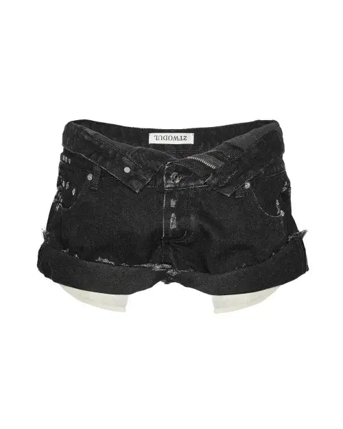 [222] LAYERED DENIM 003 (BLACK)