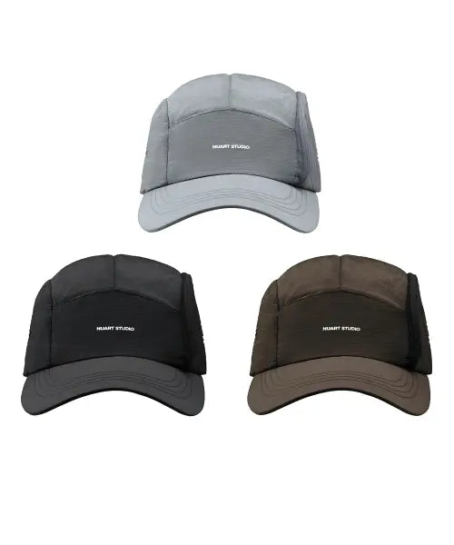[NUART STUDIO] Wind Vent Zipper Running Ball Cap / 윈드 벤트 지퍼 러닝 볼캡_3colors