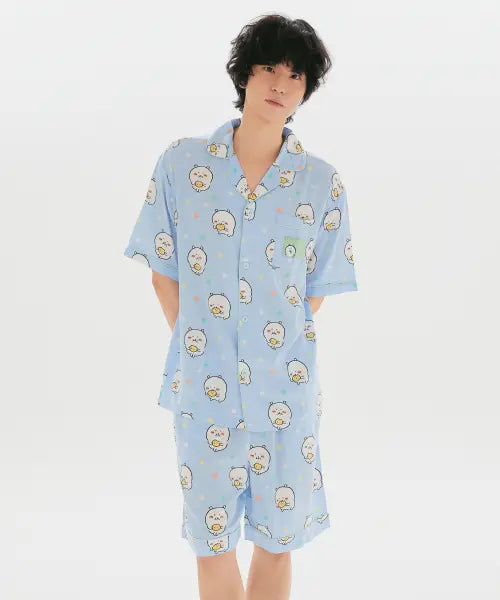 [SPAO] Danggomi Cool Short-Sleeve Pajama (Light Blue) / [담곰이] 엄청 시원하담곰 반팔 파자마(LIGHT BLUE)_SPPPG25U04