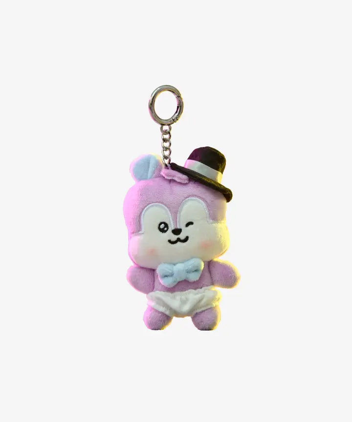 [BTS] MANG Baby Born to Dance Small Doll Keychain (Fedora)