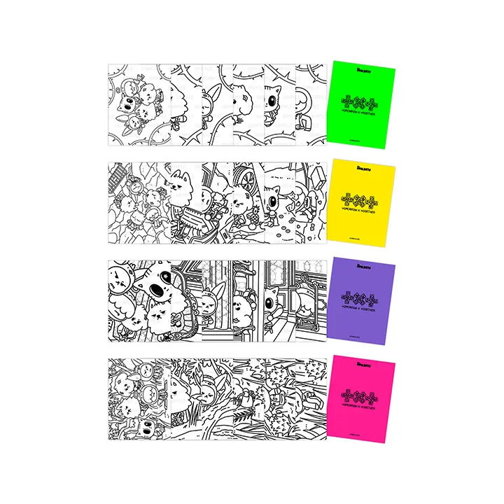 [TOMORROW X TOGETHER] PPULBATU Coloring Postcard Set