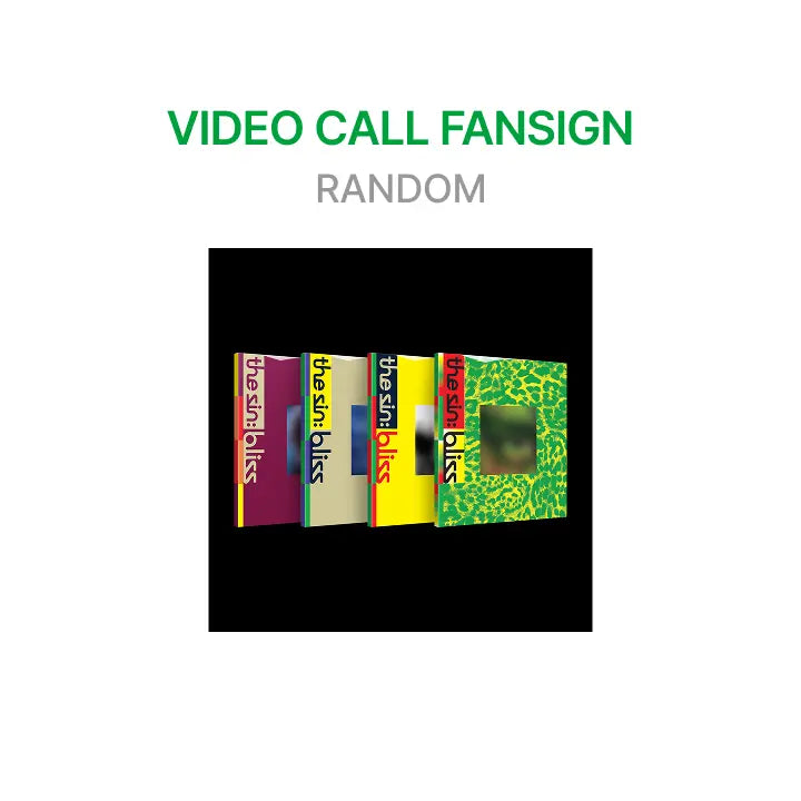[ENHYPEN] [VIDEO CALL FANSIGN] THE SIN : BLISS (Random)