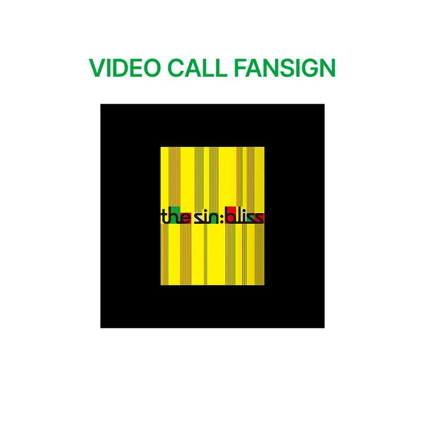 [ENHYPEN] [VIDEO CALL FANSIGN] THE SIN : BLISS (Weverse Albums ver.)
