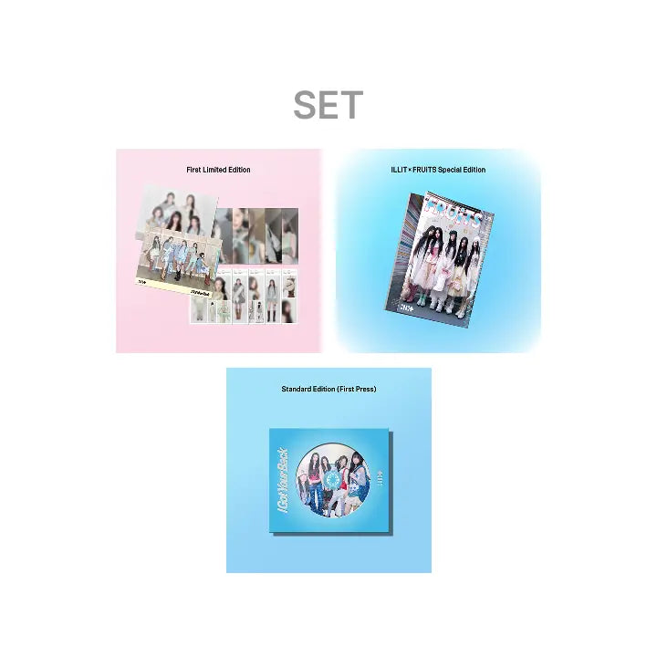 [ILLIT] Japan 2nd Single ‘I Got Your Back’ 3 SET